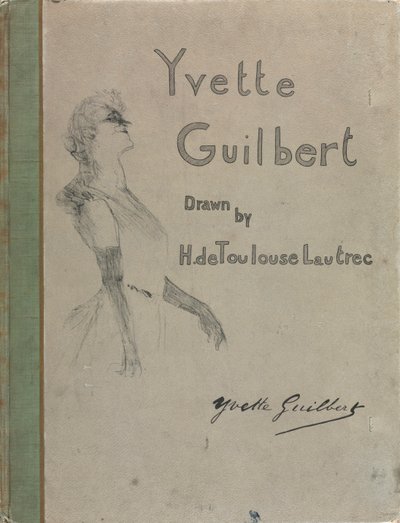 Yvette Guilbert-Serie Inglesa: Portada de Henri de Toulouse Lautrec