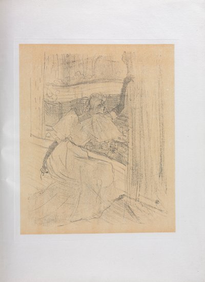 Yvette Guilbert-Serie Inglesa: Saludando al público, 1898 de Henri de Toulouse Lautrec