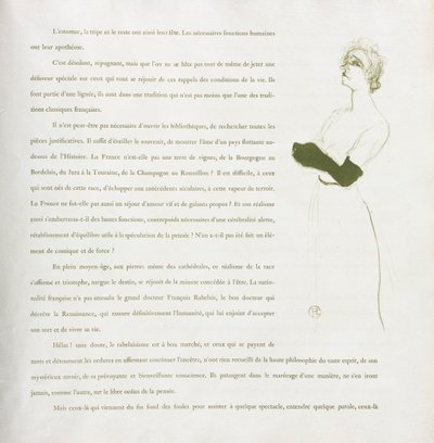 Yvette Guilbert-Serie Francesa: No. 10, 1894 de Henri de Toulouse Lautrec