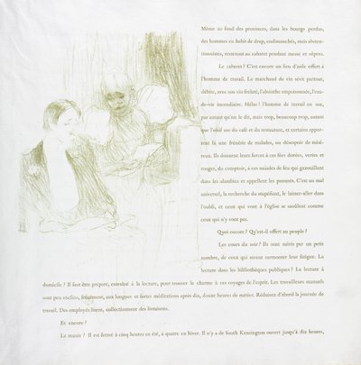 Yvette Guilbert - Serie francesa: No. 8 de Henri de Toulouse Lautrec