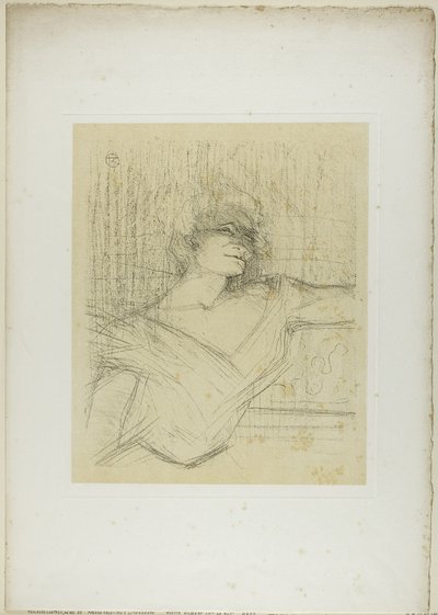 Yvette Guilbert—Dans la Glu, de Yvette Guilbert de Henri de Toulouse Lautrec