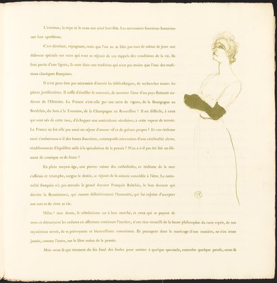 Yvette Guilbert de Henri de Toulouse Lautrec