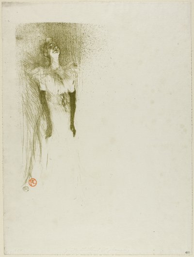Yvette Guilbert de Henri de Toulouse Lautrec