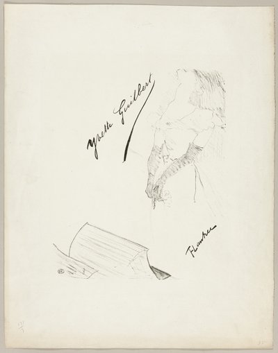 Yvette Guilbert de Henri de Toulouse Lautrec