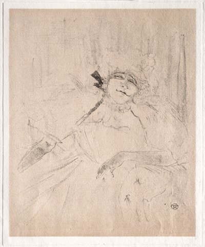 Yvette Guilbert: Chanson Ancienne de Henri de Toulouse Lautrec