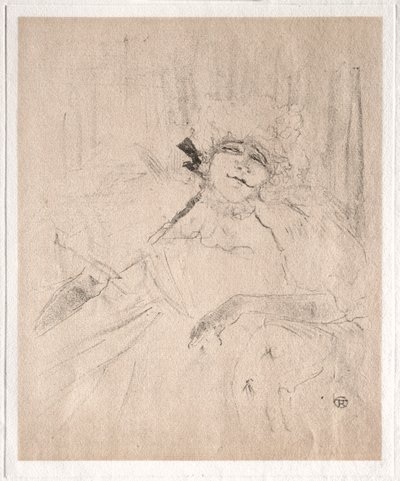 Yvette Guilbert: Canción antigua, 1898 de Henri de Toulouse Lautrec