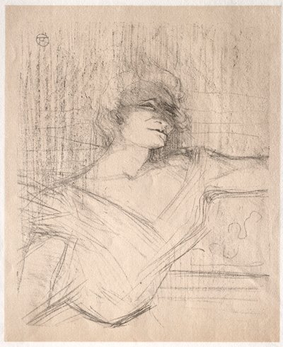 Yvette Guilbert: Dans la glu, 1898 de Henri de Toulouse Lautrec