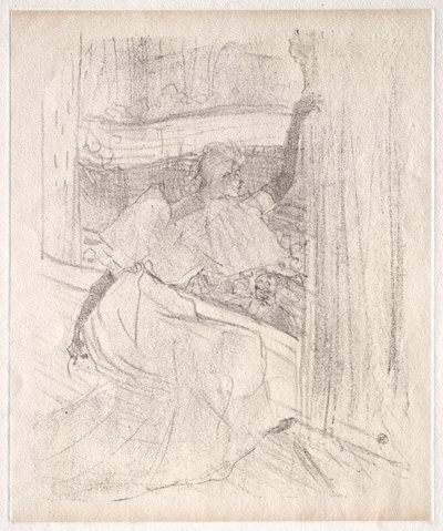 Yvette Guilbert: saludando al público de Henri de Toulouse Lautrec