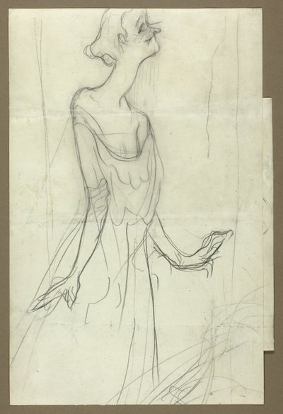 Yvette Guilbert cantando de Henri de Toulouse Lautrec