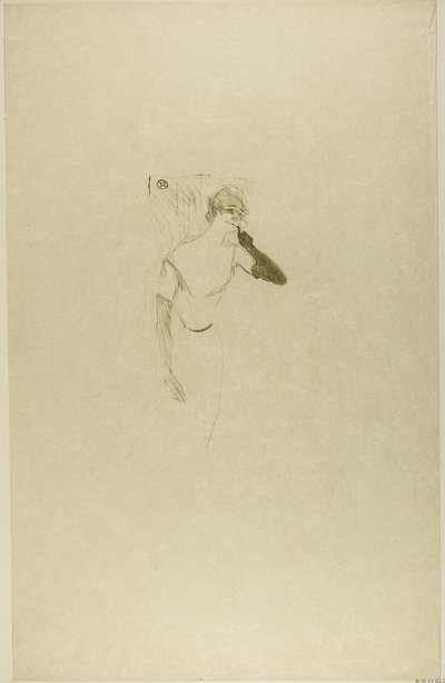 Yvette Guilbert, en Colombine à Pierrot de Henri de Toulouse Lautrec