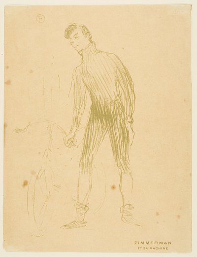 Zimmerman y su máquina de Henri de Toulouse Lautrec