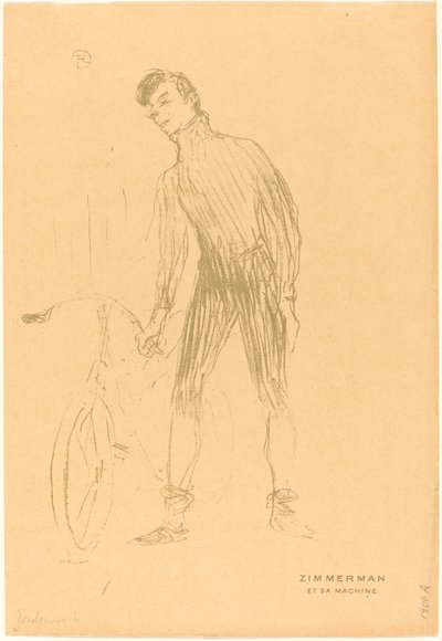 Zimmerman y su máquina de Henri de Toulouse Lautrec