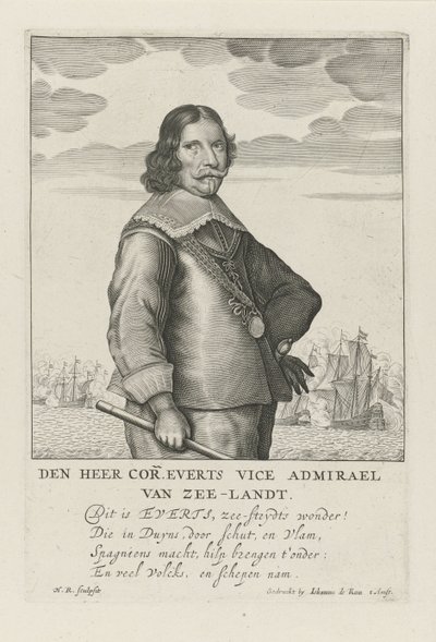 Retrato de Cornelis Evertsen de Henrick Rochuszn van Dagen