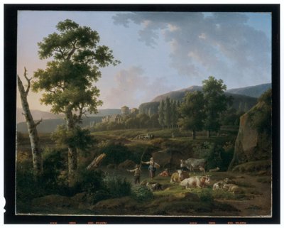 Un par de paisajes de Henricus Josephus Antoniessen