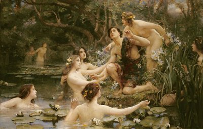Hilas y las ninfas del agua de Henrietta Rae