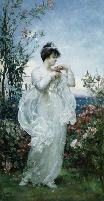 Verano (óleo sobre lienzo) de Henrietta Rae