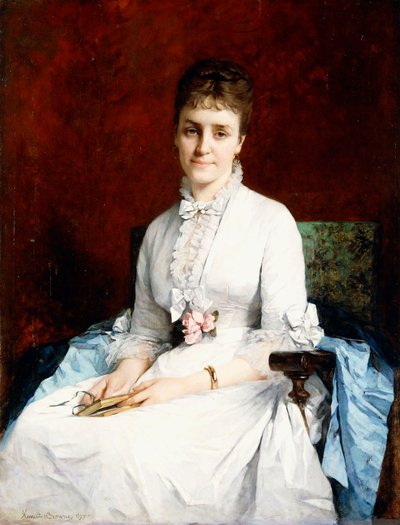 Retrato de una dama, 1877 de Henriette Browne