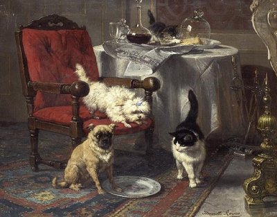Un trozo de queso de Henriëtte Ronner Knip