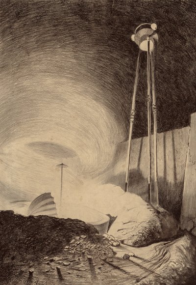 Marcianos viendo la nube de vapor de Henrique Alvim Correa