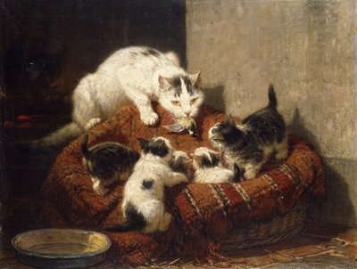 Un Regalo con Plumas de Henriëtte Ronner Knip