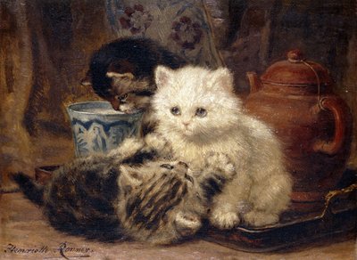 Té de la tarde de Henriëtte Ronner Knip
