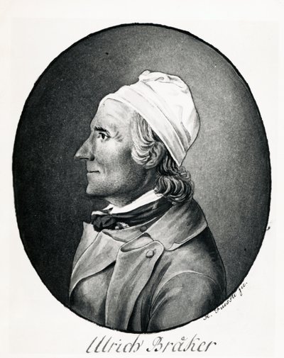 Retrato de Ulrich Braker de Johann Heinrich Füssli