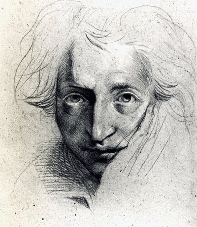 Estudio para un autorretrato de Johann Heinrich Füssli