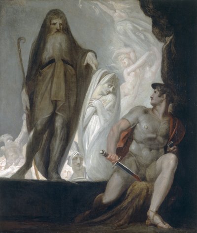 Teiresias predice el futuro a Odiseo (óleo sobre lienzo) de Henry (1741 1825) Fuseli