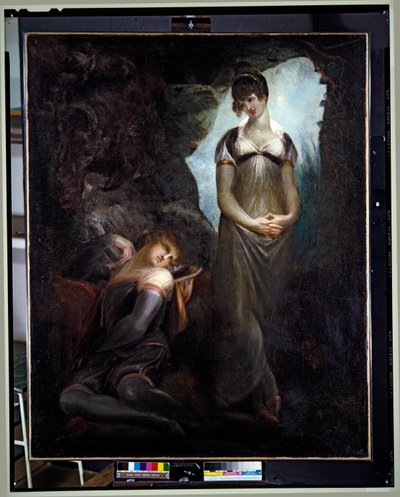 El joven Milton, c.1796-99 (óleo sobre lienzo) de Henry (1741 1825) Fuseli