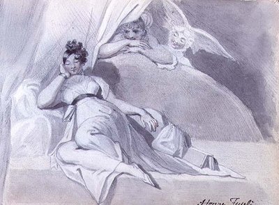 El sueño de Titania, c.1809-13 de Johann Heinrich Füssli
