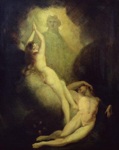 La Creación de Eva de Milton, El Paraíso Perdido VIII de Henry  Fuseli