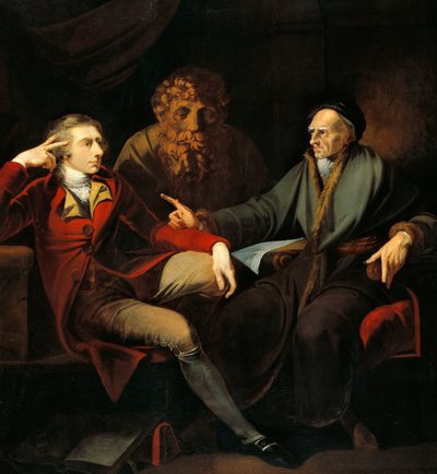 El artista en conversación con Johann Jakob Bodmer de Henry  Fuseli