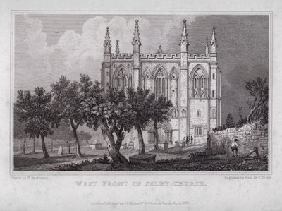Fachada Oeste de la Iglesia de Selby de Henry (after) Gastineau