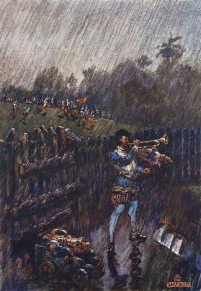¡Una alarma, demasiado tarde! de Henry (after) Sandham