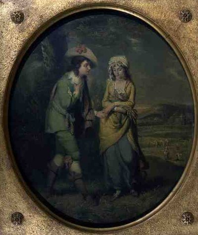 El cortejo de Henry (attr) Walton