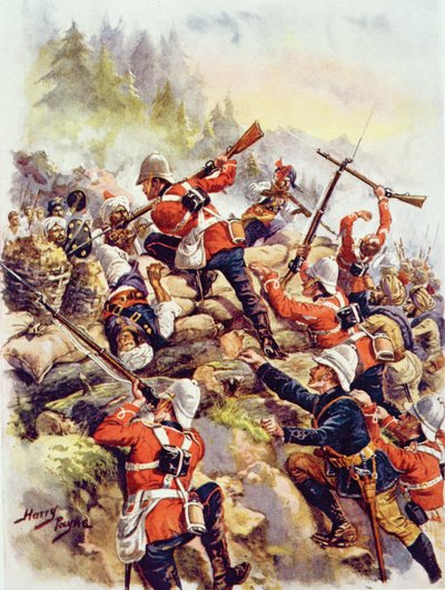 Asaltando las alturas, ilustración de 