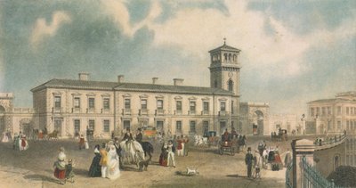 Estación de London Bridge, Bermondsey, Londres, 1845 de Henry Adlard