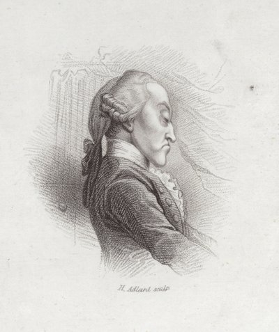 Thomas Augustine Arne, compositor inglés (1710-1778) de Henry Adlard