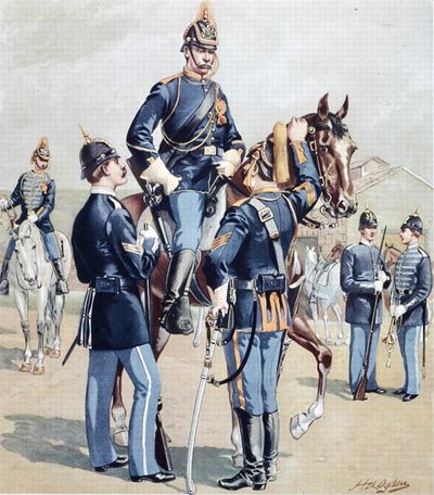Caballería e infantería de EE.UU., uniforme de gala de Henry Alexander (after) Ogden