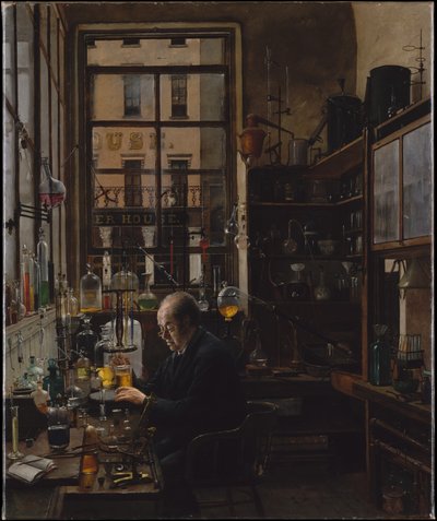 Henry Alexander en el laboratorio de Henry Alexander