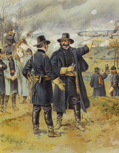 Burnside en Fredericksburg, 13 de diciembre de 1862 de Henry Alexander Ogden
