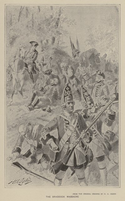 La masacre de Braddock de Henry Alexander Ogden
