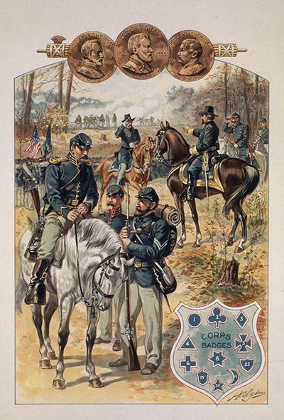 Uniformes y distintivos de cuerpos de la Unión de Henry Alexander Ogden