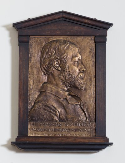 Placa con Heywood Sumner, Diseñador de Henry Alfred Pegram