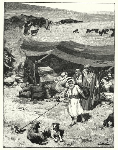 Un campamento beduino de Henry Andrew Harper