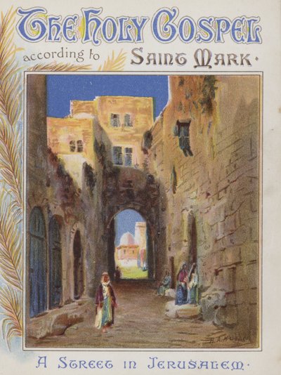Una calle en Jerusalén (cromolitografía) de Henry Andrew Harper