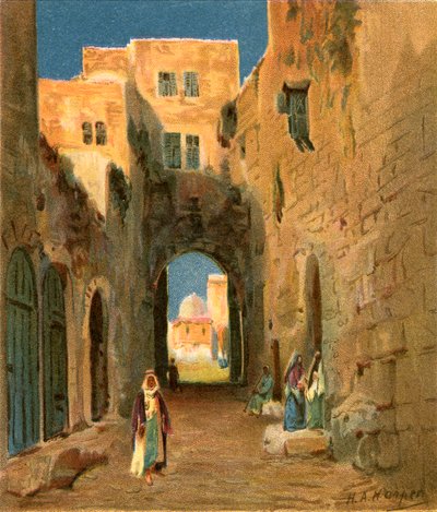 Una calle en Jerusalén de Henry Andrew Harper