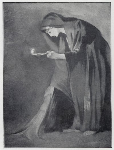 Una mujer oriental buscando una moneda perdida de Henry Andrew Harper