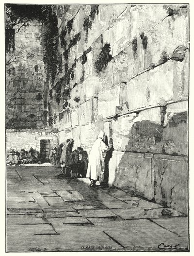Lugar de Lamentaciones de los Judíos, Jerusalén de Henry Andrew Harper