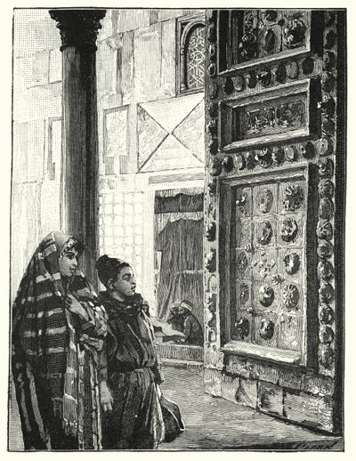 Puerta metálica de la Gran Mezquita en Damasco de Henry Andrew Harper